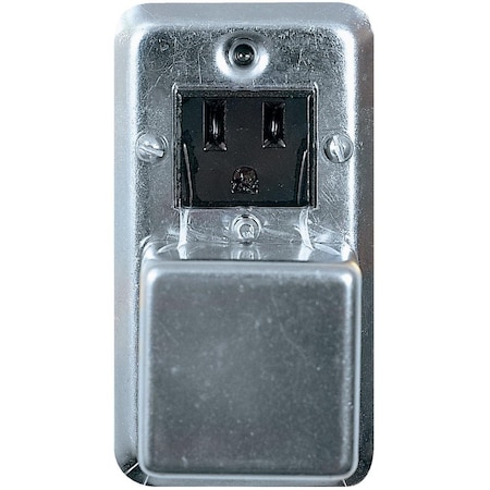 Eaton Bussmann 125V 15A 2-1/4 In. Handy Box Fuse Holder Cover Plate BP/SRU